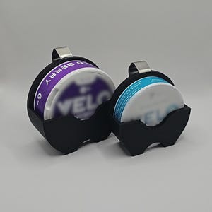 Clip de visera compatible con VELO y VELO Plus - Organizador de latas de nicotina impreso en 3D para coche - Regalo para los amantes de la nicotina imagen 2
