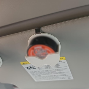 Cotton Mouth Compatible Can Visor Clip | 3D-Printed Holder for Car | Smokeless Dip Container Organizer