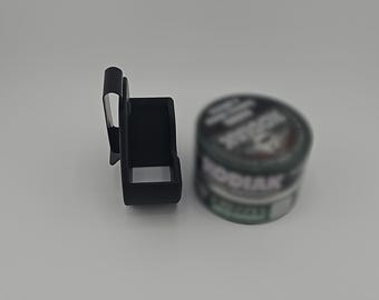 grizzly tobacco can holder Grizzly Compatible Can Belt Clip | 3d-printed Durable Tobacco Pouch Holder  | Outdoor Accessory