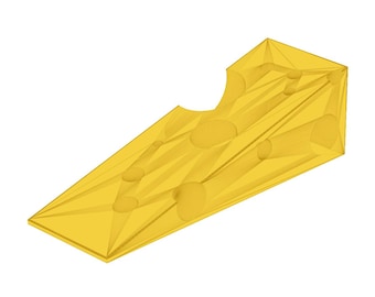 Cheese Wedge Doorstop STL File | Funny Novelty 3D Print Digital Download | Instant Download Commercial License