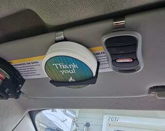 SLIM Visor Clip Holder - 3D Printed Clip-On for Easy Access - Unique Gift Idea Nicotine Enthusiasts