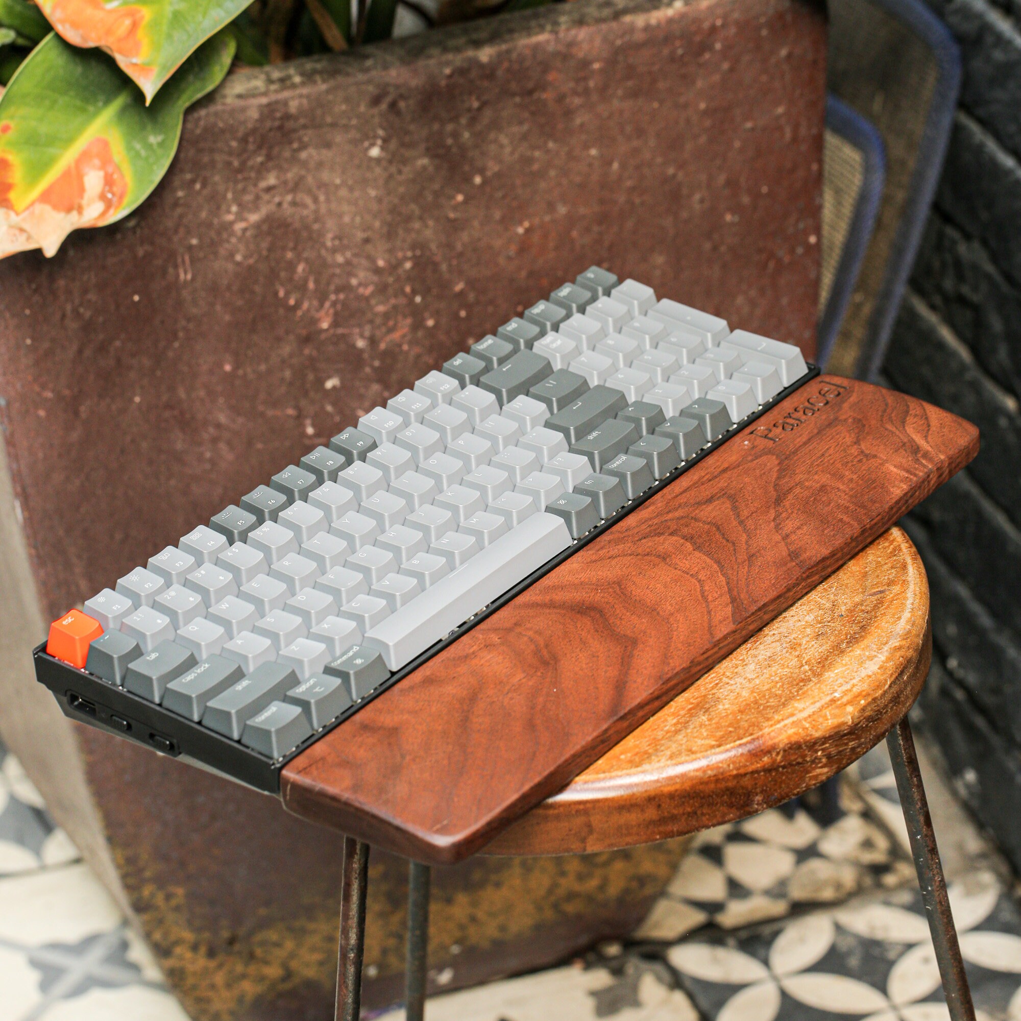 Personalized Wrist Rest for Mechanical Keyboard Walnut Etsy