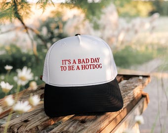 Embroidered it&#39;s a bad day to be a hot dog Baseball cap, Funny Snapback Cap