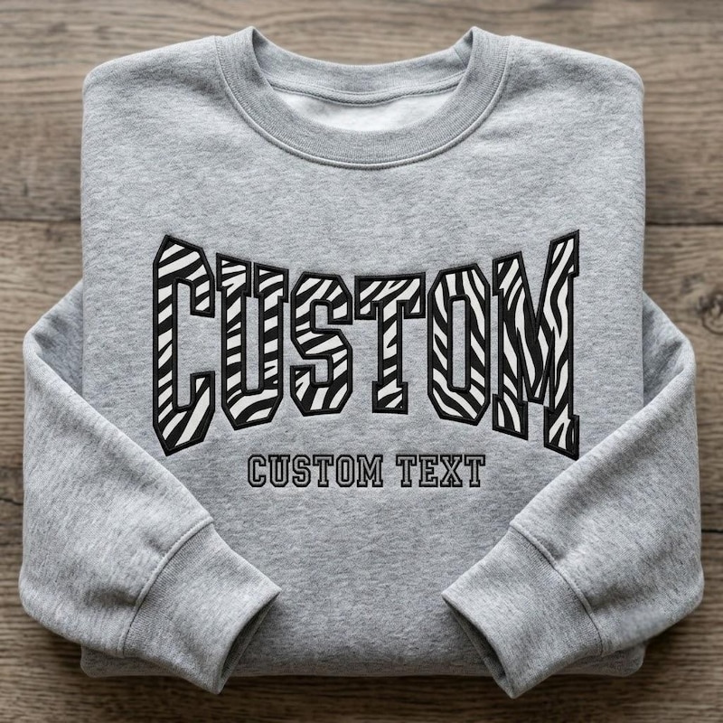 Custom Zebra Hoodie - Etsy