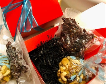 Gourmet Beef Jerky Gift Box: Homemade Grass-Fed Jerky, Nuts & Dried Fruit