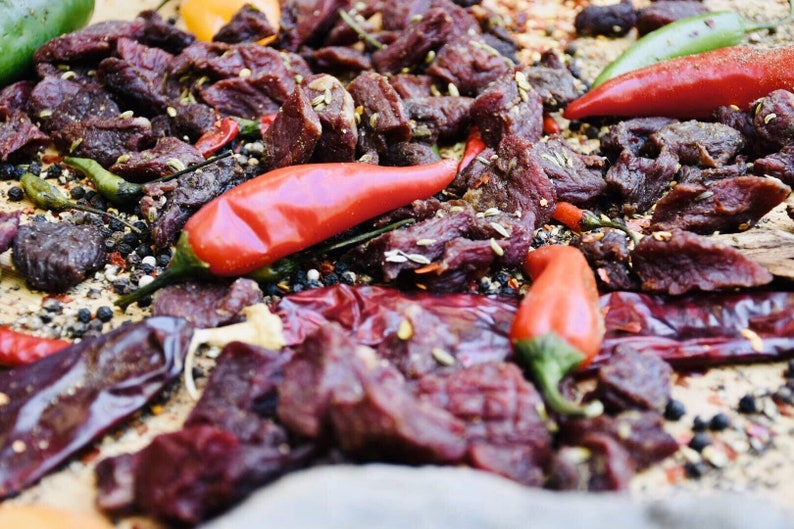 Beef Jerky Nuggets Bite Sized Snack by Opas Homemade 3 Etsy