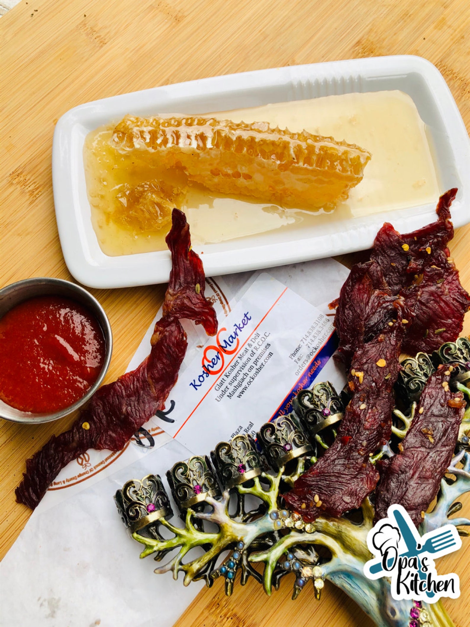 Opa's KOSHER Beef Jerky 4 Flavors Homemade Dried Snacks Etsy