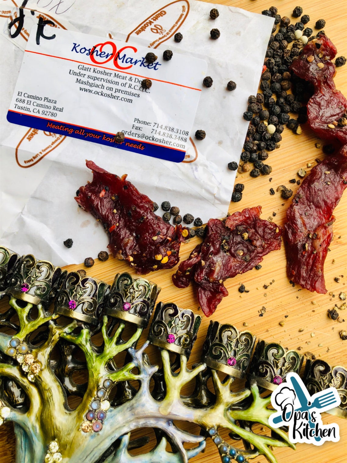 Opa's KOSHER Beef Jerky 4 Flavors Homemade Dried Snacks Etsy