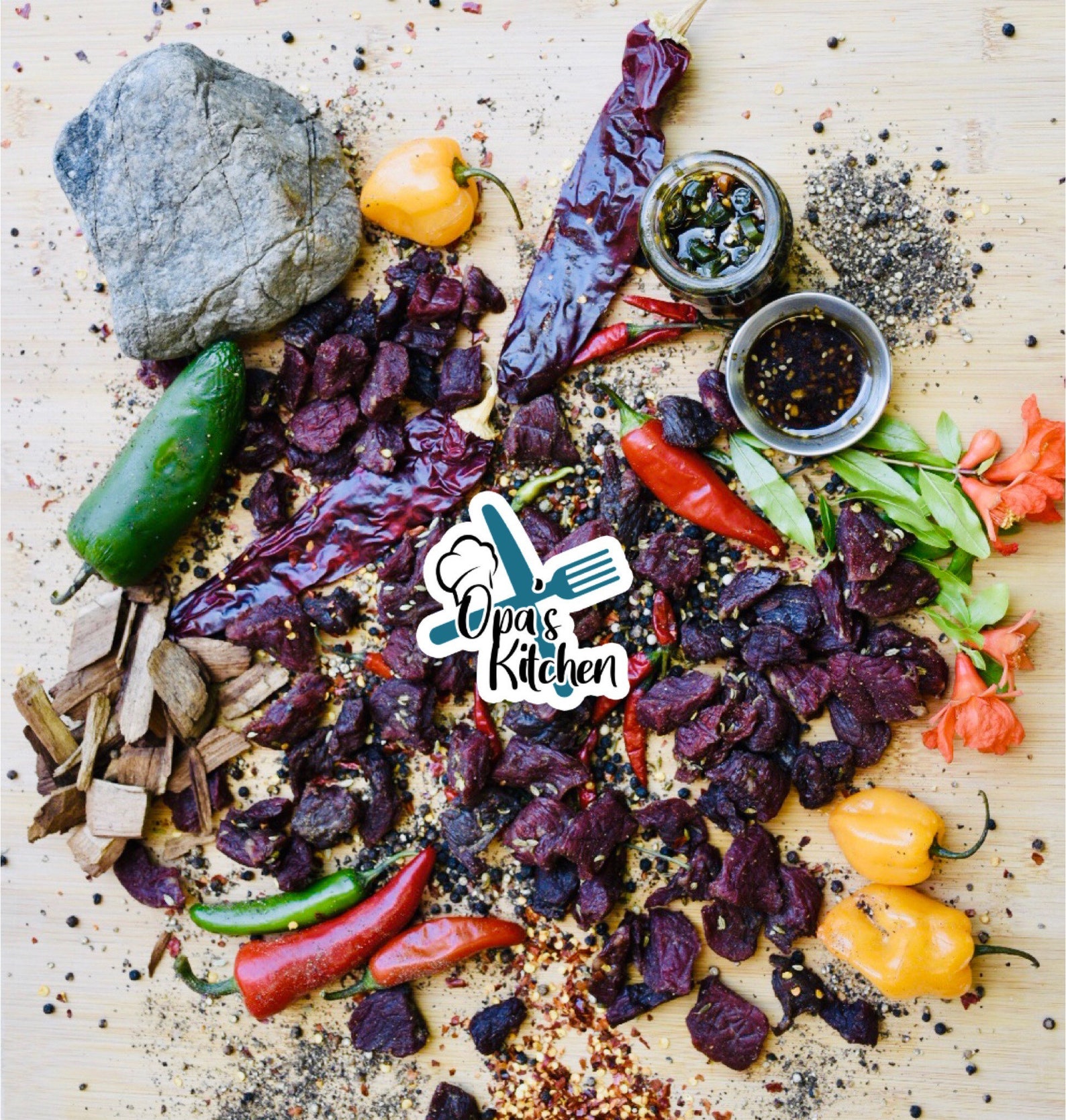 Beef Jerky Nuggets Bite Sized Snack by Opas Homemade 3 Etsy