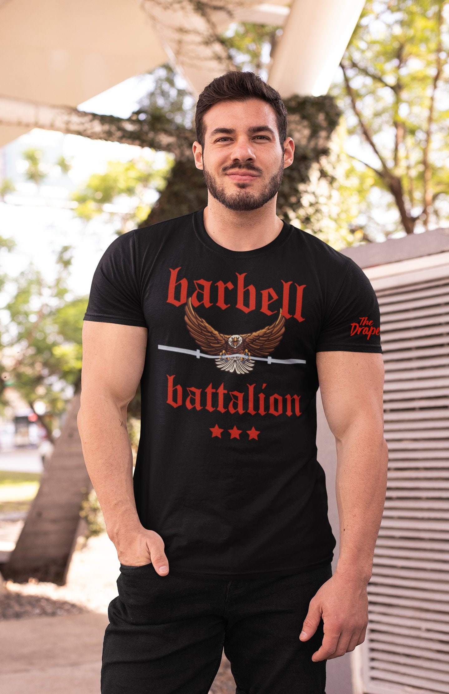 Barbell Battalion Tee Military Shirt 