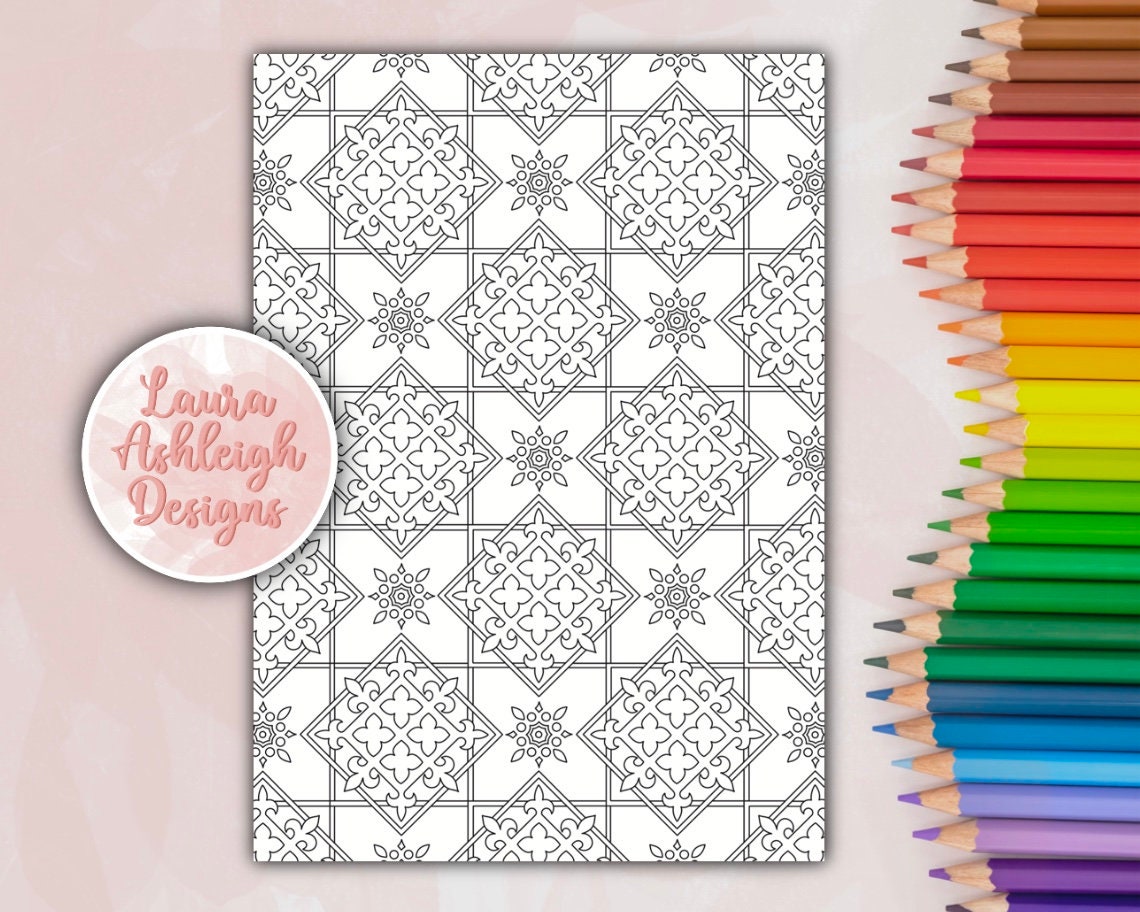 3 A4 Pattern Colouring Pages Adult Colouring Pages Kids Colouring ...