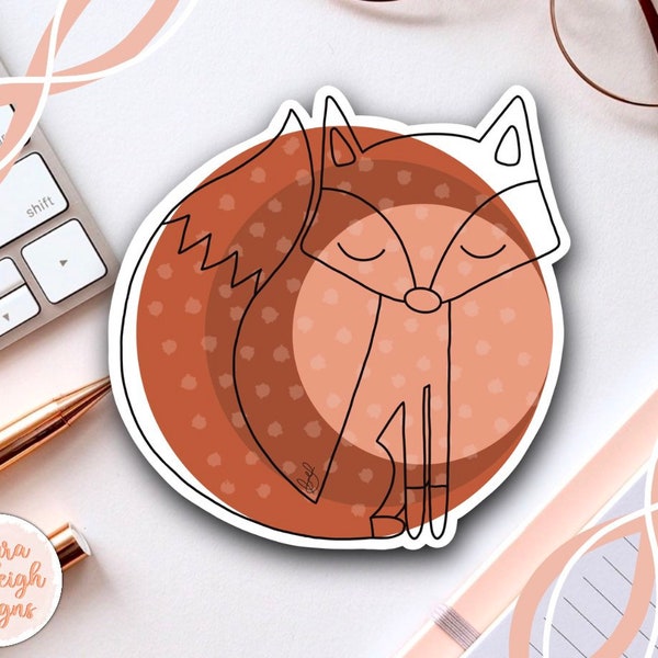 Little Red Fox Sticker || DIGITAL PNG FILE