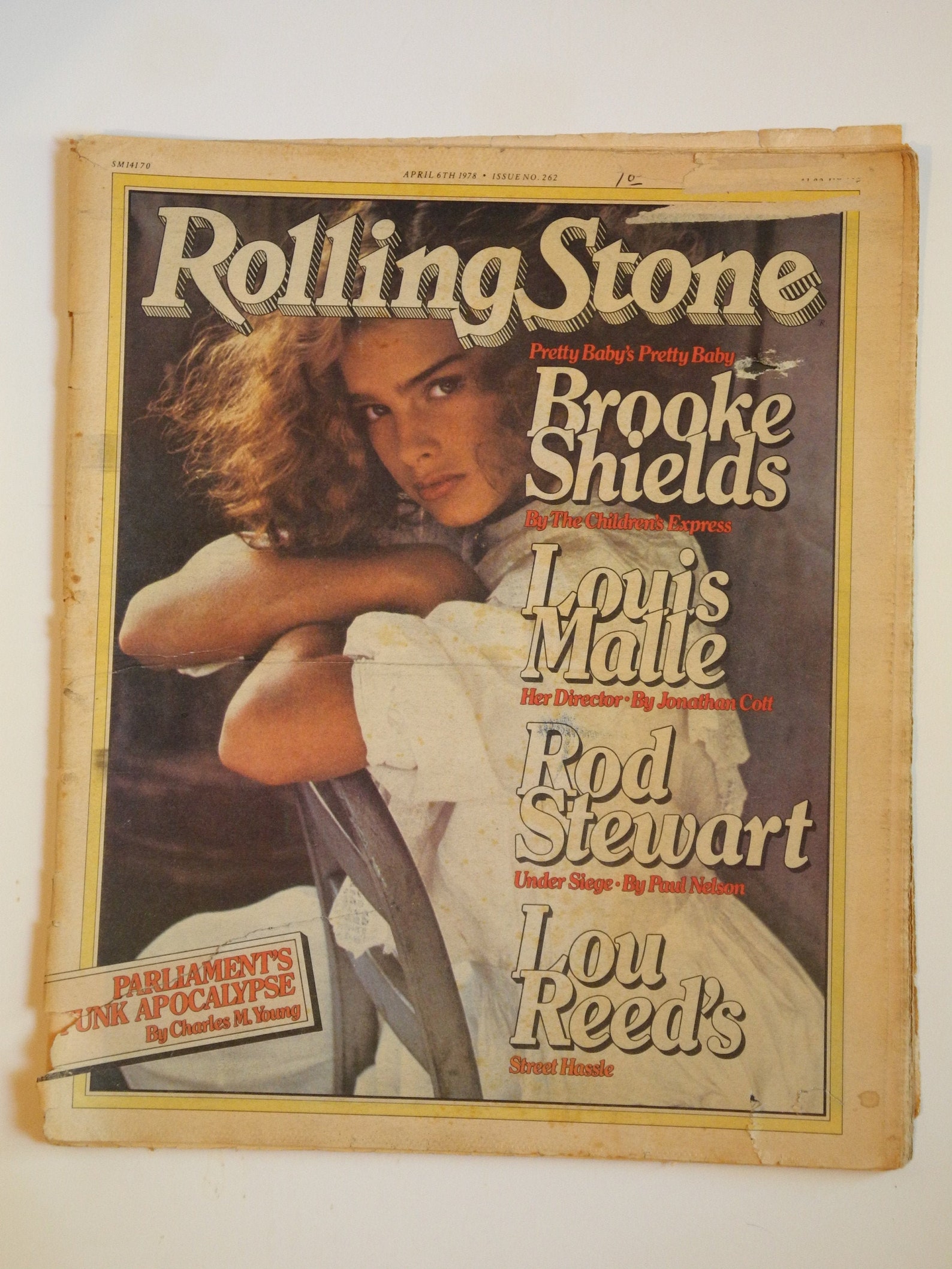Vintage Rolling Stone Magazine April 6 1978 Brooke Shields Etsy