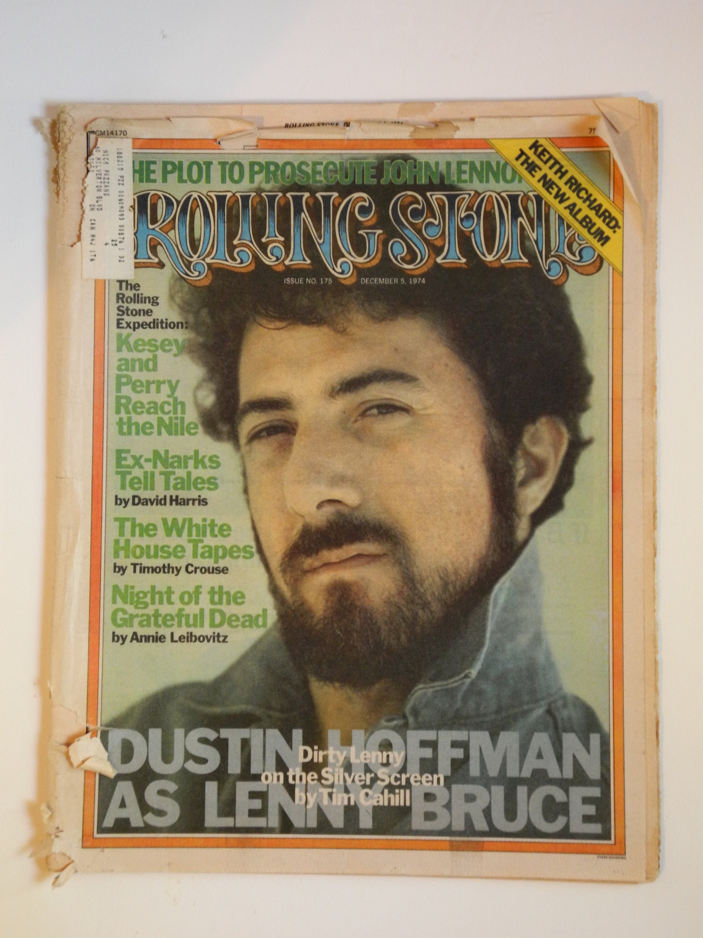 Vintage Rolling Stone Magazine December 5 1974 Dustin Etsy