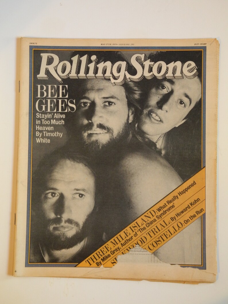 Vintage Rolling Stone Magazine May 17 1979 The Bee Gees Etsy