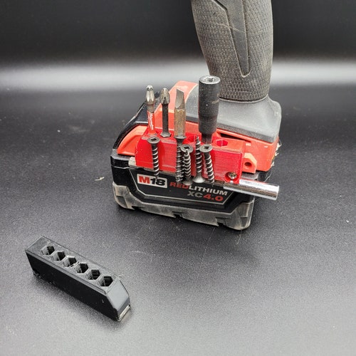 Milwaukee M18 Drill and Impact Bit Holder w/ Screw Etsy
