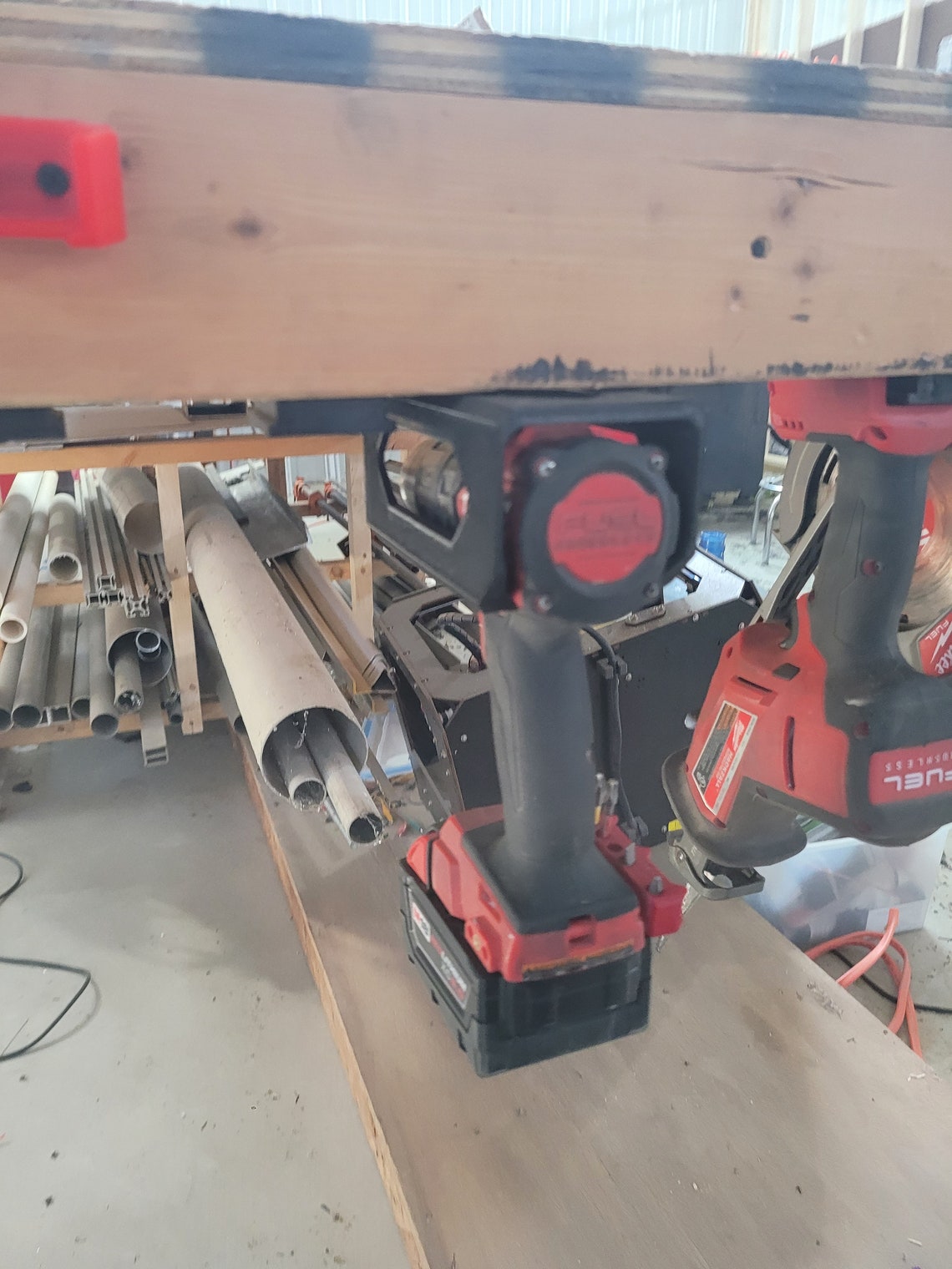 Drill Organizer Wall Hanger Holder Tube BLACK YELLOW Etsy