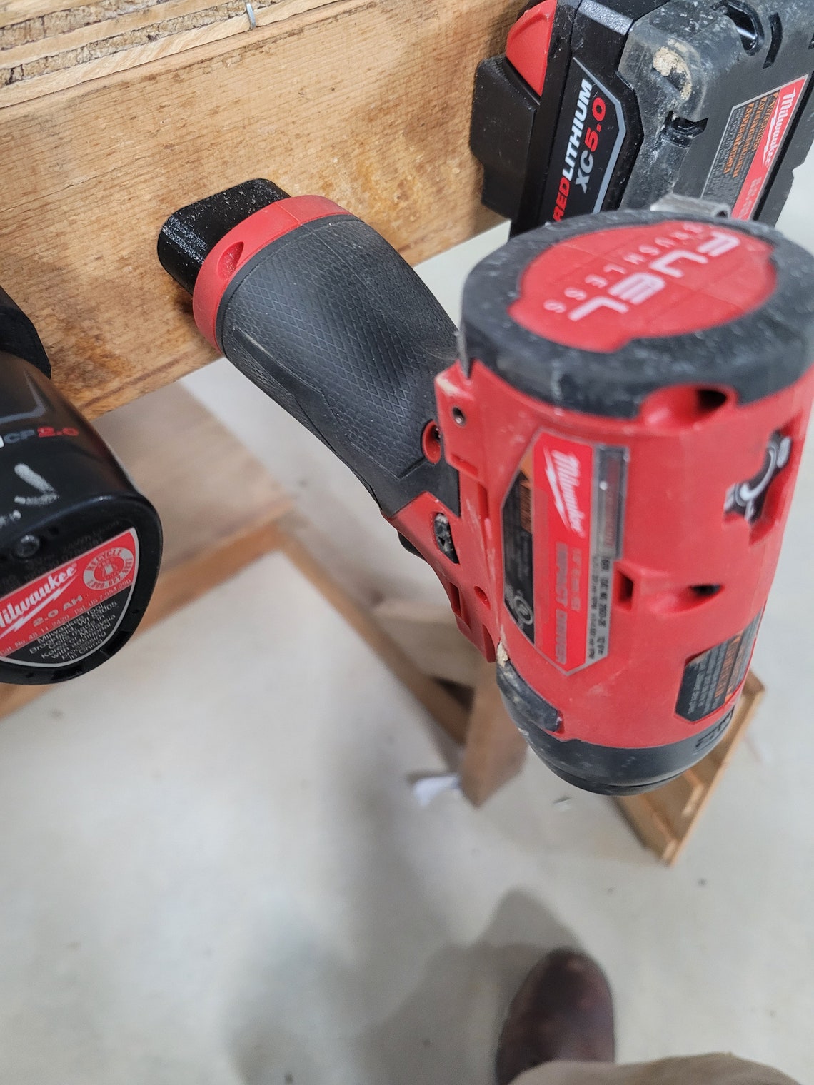 Milwaukee M12 Tool Holder / Wall Mount FREE SHIPPING Etsy