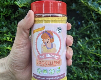 Eggcellent Tofu Scramble Seasoning (8.4oz) Vegan Vitamin B12 Supplement