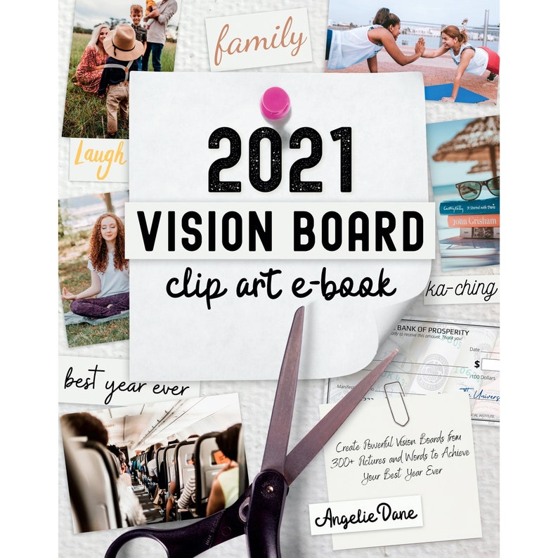 2021 Vision Board Clip Art E- book DIGITAL DOWNLOAD Etsy