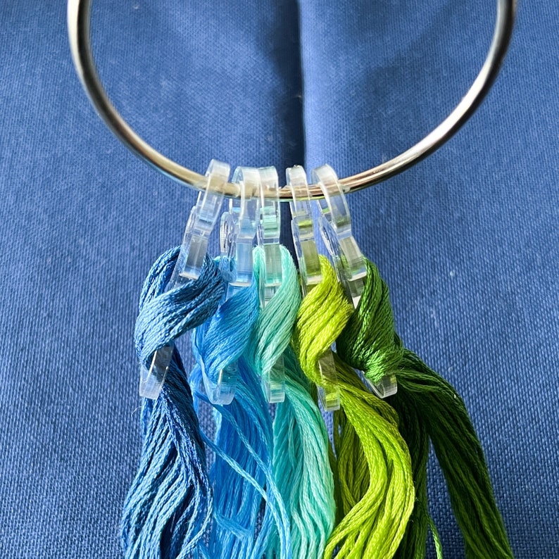 Tall Durable Acrylic Floss Drops With Thread Saver - Etsy