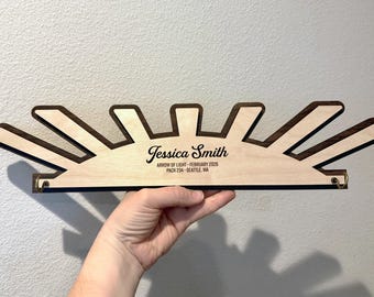 Personalized Engraved Crossover Plaque