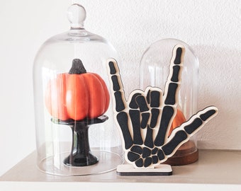 ASL - I Love You Skeleton Hand 3D Halloween sign