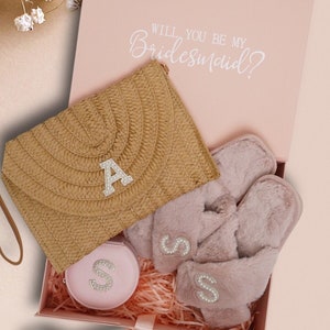 Personalized Bridesmaid Proposal Box Set ,Custom Name Gift Box, Bridesmaid Gift Box,Proposal Bridal Party Box,Birthday Gift Box