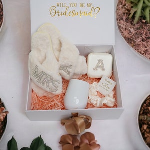 Personalized Bridesmaid Proposal Box Set ,Custom Name Gift Box, Bridesmaid Gift Box,Proposal Bridal Party Box,Birthday Gift Box