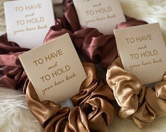 Silky Satin Scrunchies | Bridesmaid Proposal Gift
