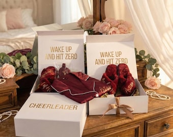 Team Competition Weekend Box • Personalized Pajamas + Sleep Mask • Nationals + Travel Meets •  Nationals Travel Keepsake