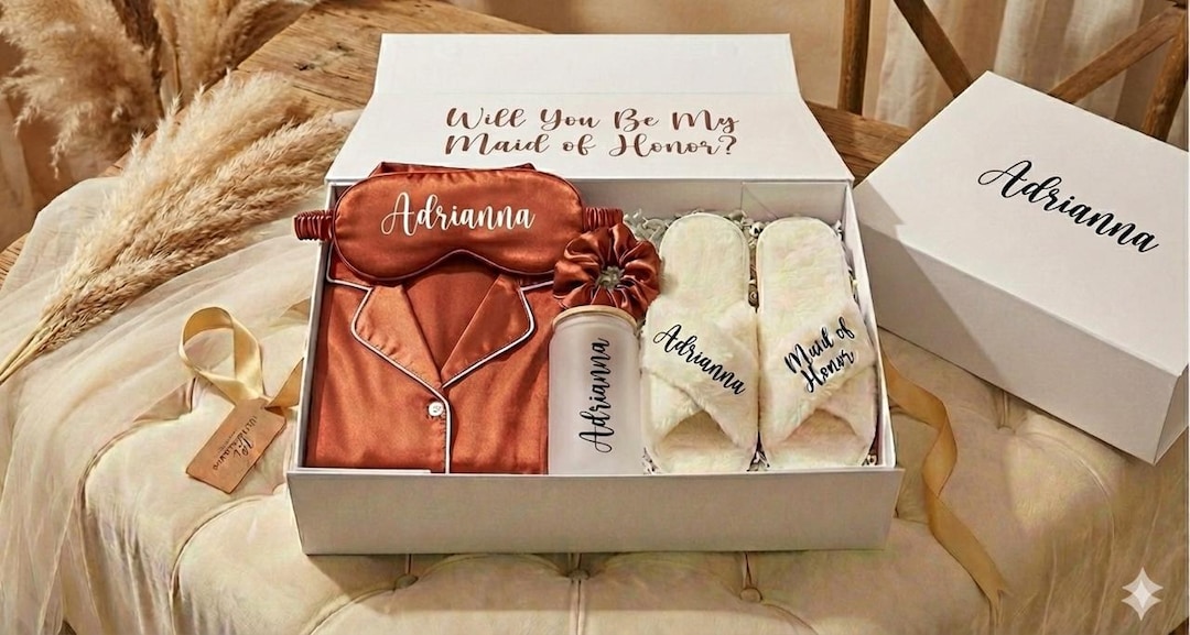Personalized Bridesmaid Proposal Gift Box • Will You Be My Bridesmaid ...