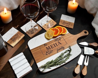 Housewarming Gift, Closing Gift, Personalized Cheese Board, Real Estate Marketing, Realtor Logo, Gift for Client, Realtor Gift, New Home