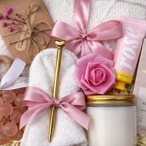 Luxury Self Care Gift Box for Women – Ready to Gift Spa Basket, Birthday Gift, Bridesmaid Gift, Mother’s Day Gift, Personalized Tumbler image 18