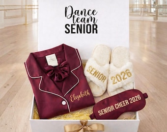Dance Team Senior Year Gift Box • Senior Night + Banquet Gift • Personalized Team Pajamas