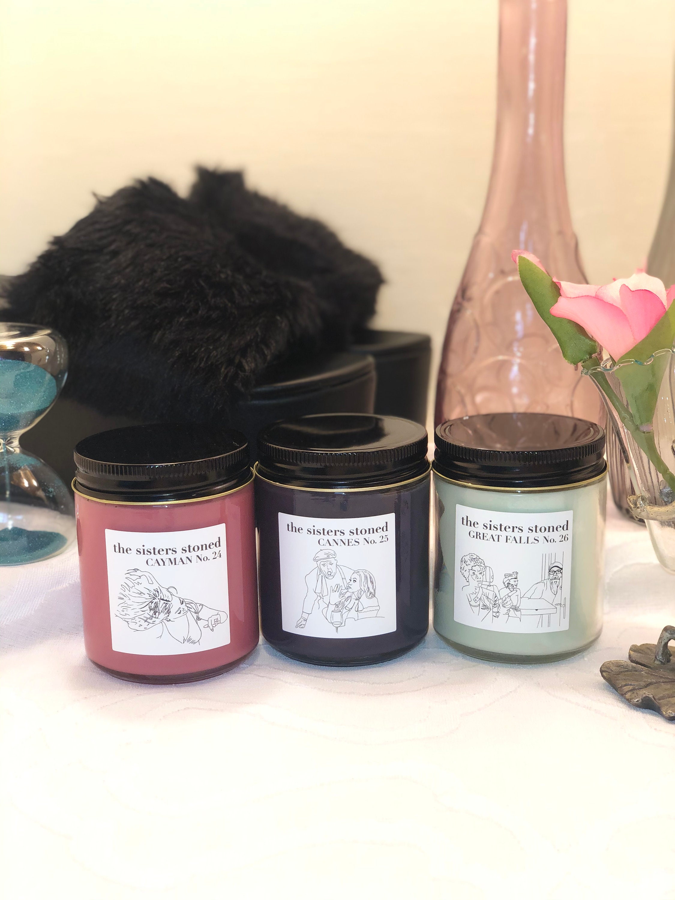 Karen Huger Housewives Candle Cayman Soy Candle the Grand Etsy