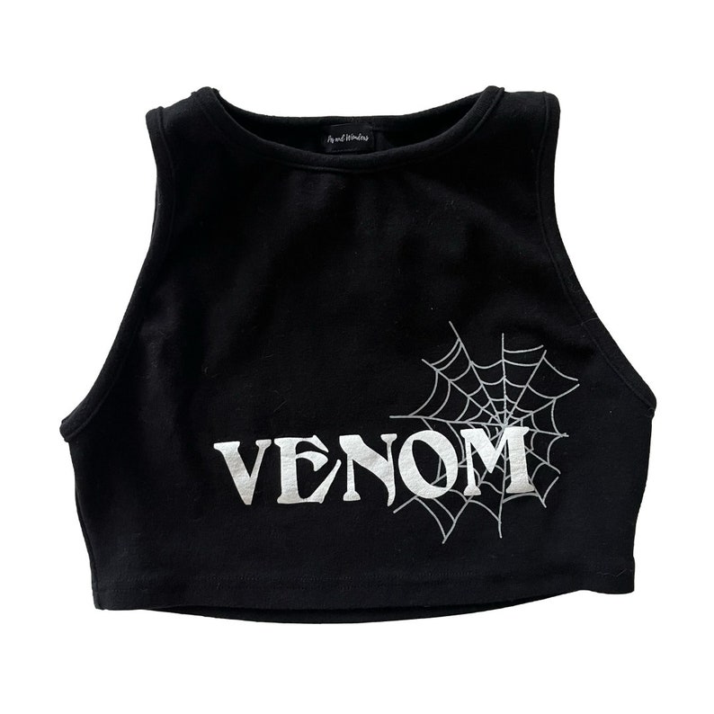 VENOM Cropped Tank Top Limited Edition // Stray Kids ODDINARY image 1