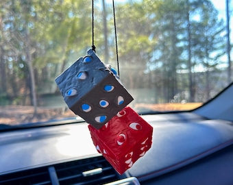 JJK Prison Realm Car Dice | Rear View Mirror Hanger, Anime Car Decor Gift, Fan Collectible