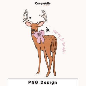 Christmas Reindeer PNG Sublimation , Christmas PNG design, Reindeer png, Digital Design Christmas day png, christmas tshirt sublimation png