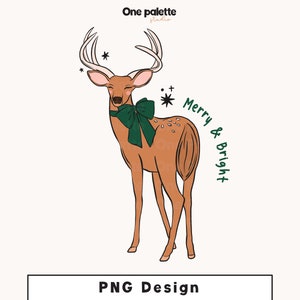 Christmas Reindeer PNG Sublimation , Christmas PNG design, Reindeer png, Digital Design Christmas day png, christmas tshirt sublimation png