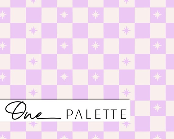 Purple Check Seamless Pattern: Sorbet Digital Fabric File (JPEG)