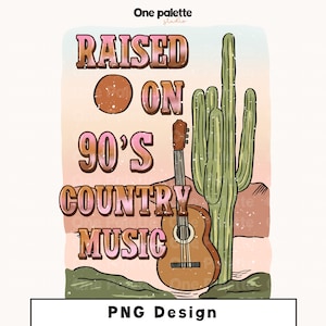 Sublimation de musique country des années 90, design PNG occidental, sublimation occidentale, designs png de tshirt pour femme, sublimation country