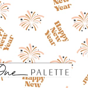 VUURWERK | Boho Oudejaarsavond naadloos digitaal patroon, nieuwjaar naadloos herhalingspatroon, stofpatroon, genderneutraal naadloos bestand