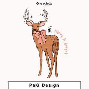 Christmas Reindeer PNG Sublimation , Christmas PNG design, Reindeer png, Digital Design Christmas day png, christmas tshirt sublimation png