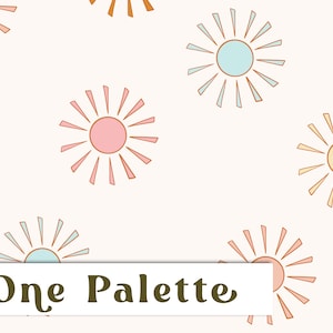 ASPEN |  Summer Beach Suns Boho Seamless Digital Pattern, Boho Seamless Repeat Pattern, Fabric Pattern, Summer Seamless File, Trendy Pattern