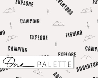 Kids Camping. DIGITAL File, Repeat Pattern. - Etsy Canada