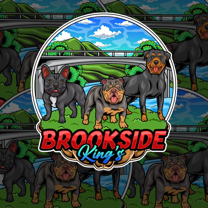 Custom Dog Kennel Logo Service Dog Business Logodog Trainer Etsy