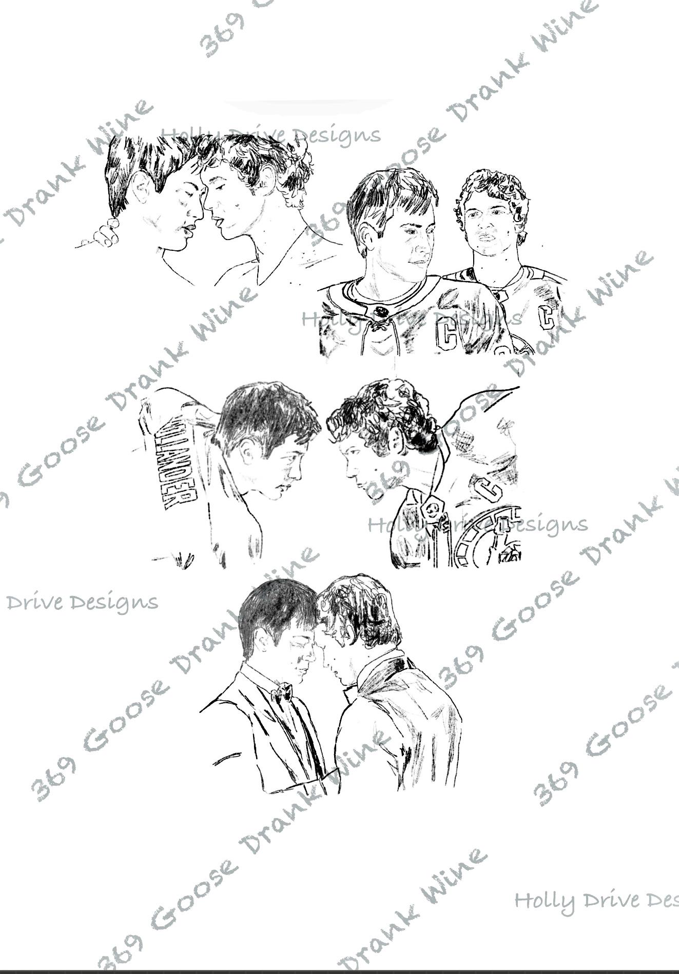 Heated Rivalry Art - Etsy