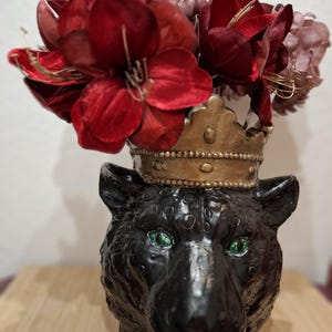 XXL planters for garden, patio, lion, giraffe, Kong, gorilla, monkey, black panther, Africa, jungle