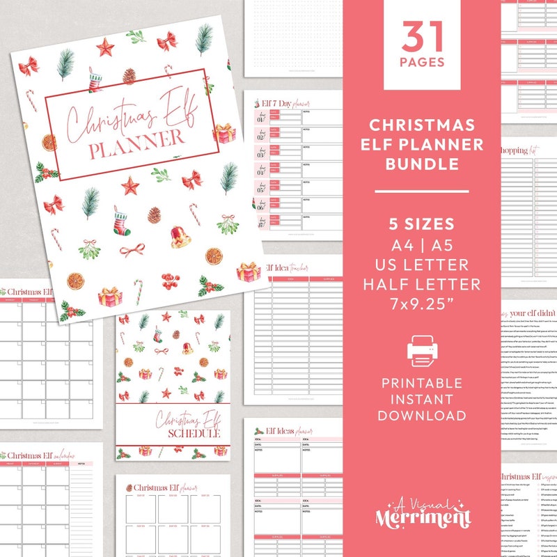 Elf on the Shelf Organizer Etsy